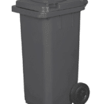 PATTUMIERA BIDONE RACCOLTA DIFFERENZIATA 120 LT NORME EN840 HACCP COPERCHIO GRIGIO
