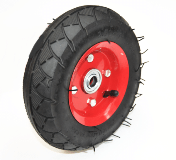 RUOTA GOMMA RICAMBIO PNEUMATICA CARRELLO CARRELLI 2.5-4 8" FORO 20 MM 400BA