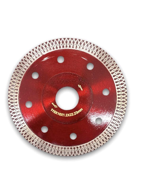 DISCO DIAMANTATO 115 MM PER PIASTRELLE GRES PORCELLANATO CERAMICA QUARZO 467