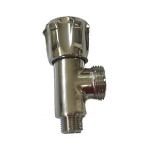 RUBINETTO MISCELATORE LAVATRICE LAVATRICI OTTONE CROMATO BAGNO ATTACCO ACQUA 266