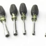 SET CACCIAVITI CACCIAVITE BUSSOLA BOCCOLA DADI ESAGONALI 7 PEZZI 6 12 MM TK