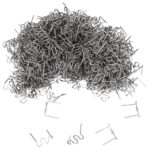 CHIODI GRAFFETTE PUNTI METALLICI 500 PZ SALDATORE PLASTICA SALDARE 0.6mm TIPO S