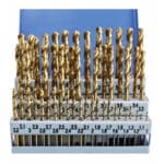 SET 51 PUNTE RETTIFICATE DECIMALI 1 A 6 TRAPANO ACCIAIO FERRO TITANIO HSS 51SA