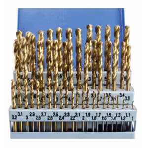 SET 51 PUNTE RETTIFICATE DECIMALI 1 A 6 TRAPANO ACCIAIO FERRO TITANIO HSS 51SA