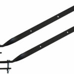 KIT COPPIA STENDIBIANCHERIA STENDIPANNI FERRO BRACCIO SUPPORTO BALCONE CM 60 088