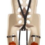 SEGGIOLINO BICI BAMBINO ATTACCO TELAIO OMOLOGATO 22Kg POSTERIORE BEIGE FRAA 134