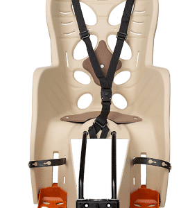 SEGGIOLINO BICI BAMBINO ATTACCO TELAIO OMOLOGATO 22Kg POSTERIORE BEIGE FRAA 134
