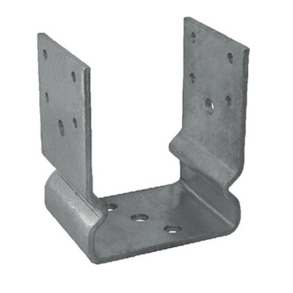 SUPPORTO STAFFA RIALZATA U PORTA TRAVI LEGNO PILASTRO SOSPESO MM 140x80x130 656