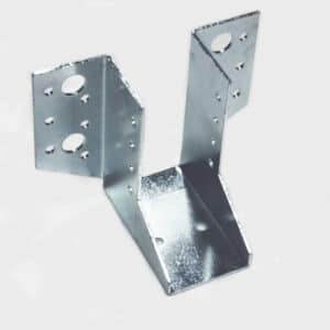 SUPPORTO STAFFA PIASTRA TRAVI PALO PILASTRO PILASTRI TIPO APERTO 45X98 MM 1056