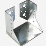 STAFFA SUPPORTO CHIUSO PIASTRA TRAVI PALO PILASTRO PILASTRI LEGNO MM 100x100 093