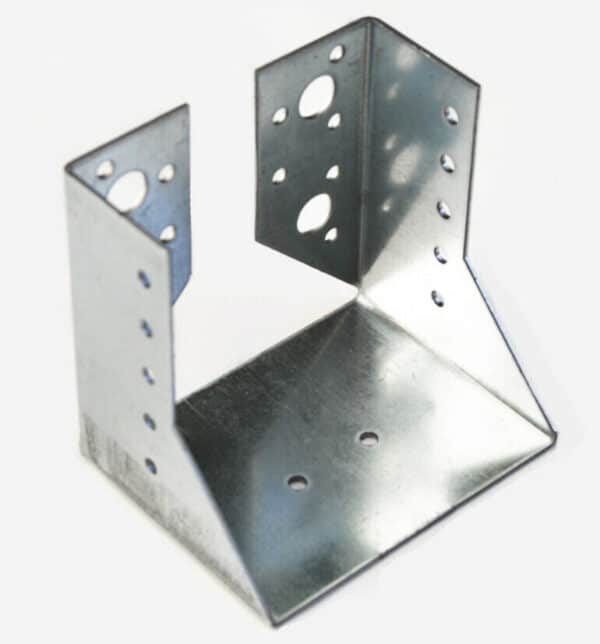 STAFFA SUPPORTO CHIUSO PIASTRA TRAVI PALO PILASTRO PILASTRI LEGNO MM 100x100 093