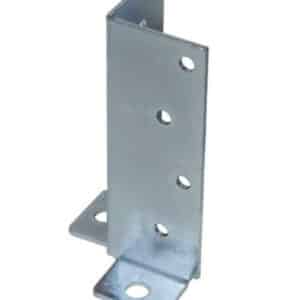 SUPPORTO STAFFA PIASTRA TRAVI IN LEGNO PILASTRI PORTA PILASTRO MM 45X45X130 369