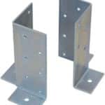 COPPIA SUPPORTI STAFFA SUPPORTO TRAVI LEGNO PILASTRI PILASTRO MM 70X70X180 599