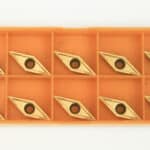 10 PLACCHETTE INSERTO UTENSILI TORNIO INSERTI ROMBO LATO 11 MM PLACCHETTE X SVV