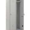 ARMADIO ARMADIETTO SPOGLIATOIO PALESTRA 2 POSTI cm 180x69x34 METALLO GRIGIO 360