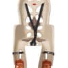 SEGGIOLINO BICI BAMBINO ATTACCO PORTAPACCHI OMOLOGATO 22Kg POSTERIORE BEIGE 362