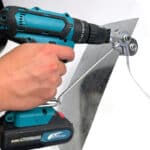CESOIA TAGLIA LAMIERA TAGLIERINA TAGLI0 METALLO TRAPANO AVVITATORE ELETTRICO 940X