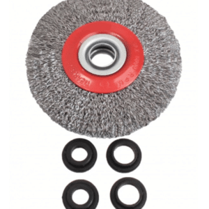 SPAZZOLA PER MOLA DA BANCO SMERIGLIATRICE SMERIGLIARE DIAM 125 x 20 MM 5" 000