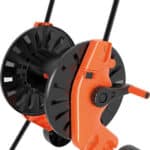 AVVOLGITUBO AVVOLGICAVO A CARRELLO PORTATILE TUBO 60 MT TELAIO ALLUMINIO 125LI