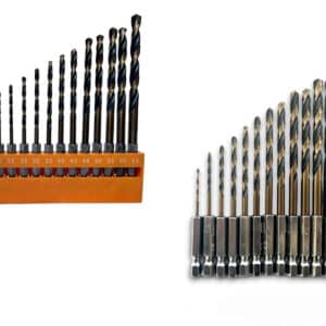 SET 13 PUNTE TRAPANO HSS PER METALLO DA 1.5 A 6.5 ATTACCO ESAGONALE 1/4" 553HOT