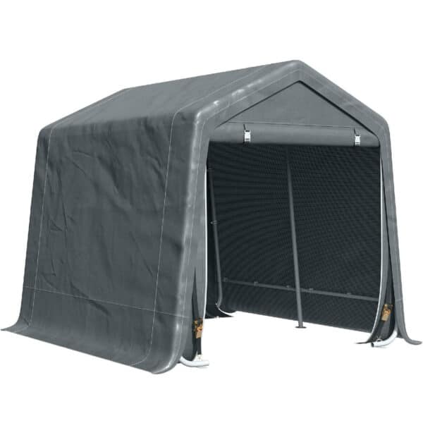 TENDONE GARAGE GAZEBO BOX CAPANNA AUTO MOTO GIARDINO ATTREZZI cm 280x240x240 1cg