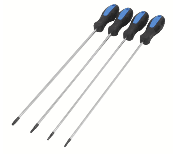 CACCIAVITI CACCIAVITE GIRAVITE LUNGHI PUNTA MAGNETICA TORX 4 PZ 450mm SSTsa