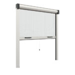 ZANZARIERA RULLO VERTICALE AVVOLGIBILE BIANCA FINESTRE CM 120x170 ALLUMINIO 660v