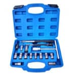SET ALESATORI FRESA FRESE PULIZIA INIETTORI INIETTORE AUTO MOTORE 17 PZ 363SA