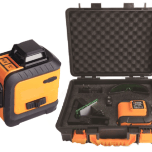 LIVELLA LASER VERDE AUTOLIVELLANTE 360° LINEA INCROCIATA CROCE 30 MT 2D 676HO