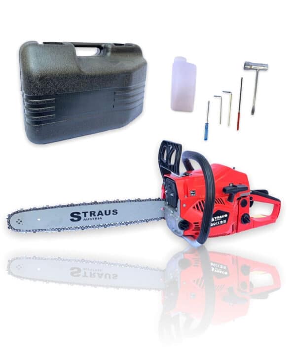 MOTOSEGA A SCOPPIO 50CC LAMA 45 CM TAGLIA LEGNA LEGNO GIARDINAGGIO VALIGETTA 566