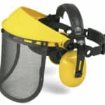 VISIERA A RETE REGOLABILE MASCHERA PROTETTIVA CUFFIE PER DECESPUGLIATORE 122