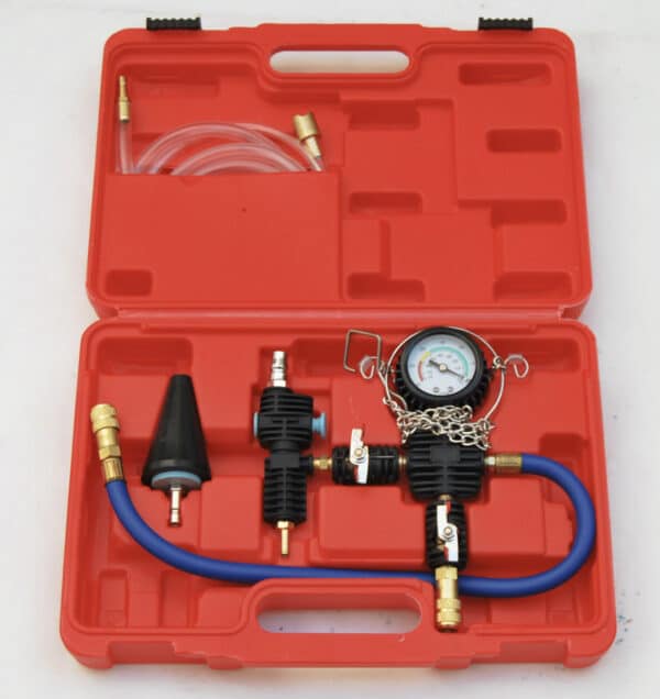 KIT TESTER STRUMENTI RADIATORI RAFFREDDAMENTO RADIATORE AUTO POMPA VUOTO 097