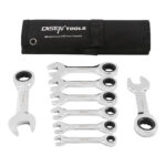 CHIAVI CRICCHETTO NANE CORTE POLLICI SAE 5/16 A 3/4 IMPERIALI ACCIAIO CHROME XI
