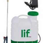 POMPA IRRORATRICE ZAINO SPALLA ELETTRICA BATTERIA 12V16LT NEBULIZZATORE LIF