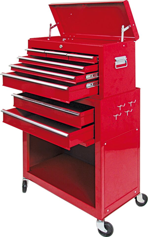 CARRELLO PORTAUTENSILI PORTA UTENSILI OFFICINA ATTREZZI 8 CASSETTI MECCANICO 830