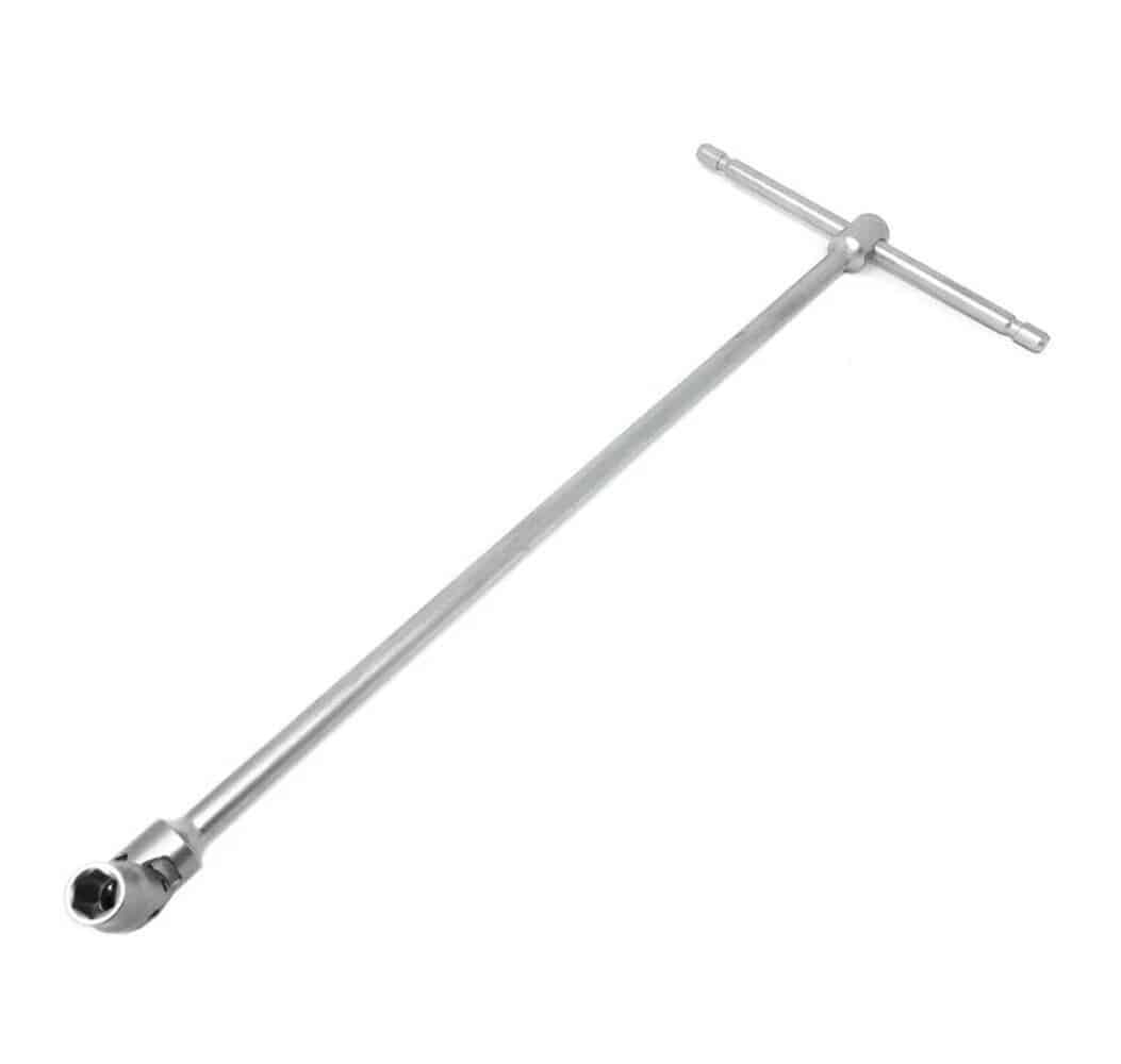 chiave t snodo CHIAVE A T DOPPIO SNODO 6 mm CHIAVI SNODATA SNODATE BUSSOLA MANIGLIA 376to - immagine 1