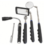 KIT STRUMENTI MECCANICO AUTO SPECCHIETTO LED TELESCOPICO CALAMITA MAGNETE 5PUsa