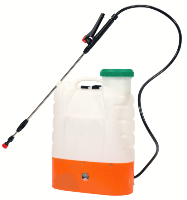 POMPA IRRORATRICE ZAINO SPALLA ELETTRICA BATTERIA 12V 16LT NEBULIZZATORE 610to