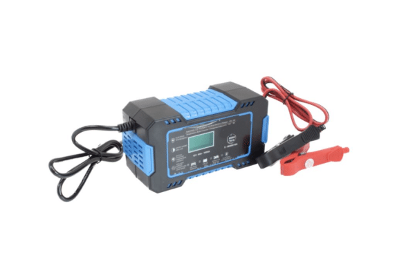 CARICABATTERIE CARICA BATTERIA MANTENITORE AUTOMATICO 12V 6A DISPLAY LCD Y6ASA