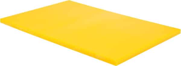 TAGLIERE POLIETILENE ALIMENTI CUCINA RITORANTE 45X30X1,3 GIALLO TO