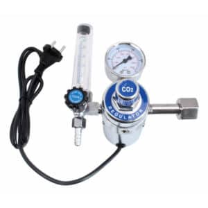FLUSSOMETRO REGOLATORE RIDUTTORE PRESSIONE Co2 GAS ARGON 150 BAR MANOMETRO 341sa