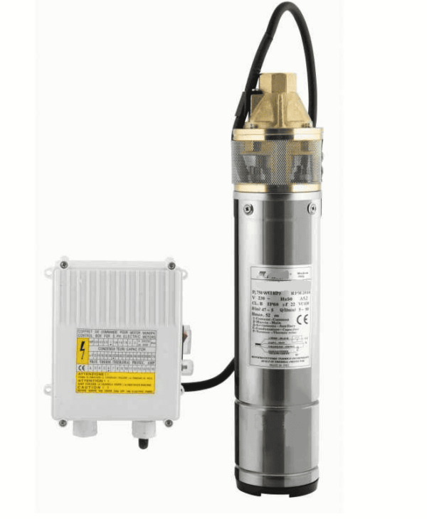 Elettropompa sommersa immersione pompa pozzo 4" acqua sabbia 100 mt 1,5 HP 100 148ev