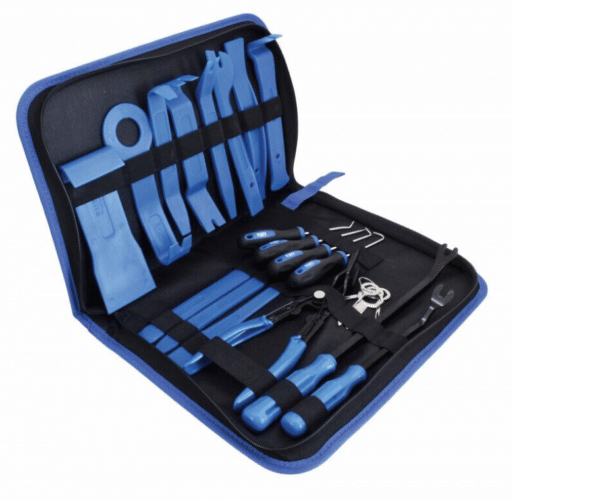 KIT 24 PZ LEVE PINZE SMONTAGGIO PANNELLI CARROZZERIA PANNELLO FERMI AUTO MTRSA