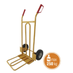 CARRELLO PORTAPACCHI PORTATUTTO PORTA PACCHI TRASPORTO PEDANA 250 KG RUOTE 127v