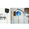 KIT PALE PIZZA PIZZE PALA Q+ BRACE+18+SPAZZOLA P+CENERE+2X SUPPORTO MURO IN LEGNO FORNO