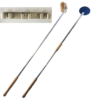 KIT SET PALA 18 + SPAZZOLA P.+ SUPPORTO A MURO PIZZA FORNO LEGNA PALE PIZZE 3PZ