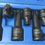 CHIAVI BUSSOLA BUSSOLE TORX IMPRONTA IMPATTO LUNGHE CORTE 6 PZ T60 T70 T80 xi