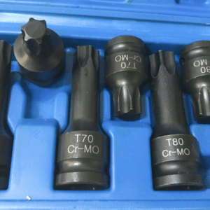 CHIAVI BUSSOLA BUSSOLE TORX IMPRONTA IMPATTO LUNGHE CORTE 6 PZ T60 T70 T80 xi