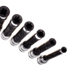 CHIAVI A BUSSOLA BUSSOLE TORX FEMMINA LUNGHE E10 E20 IMPATTO 1/2" 6 PZ ET6sa