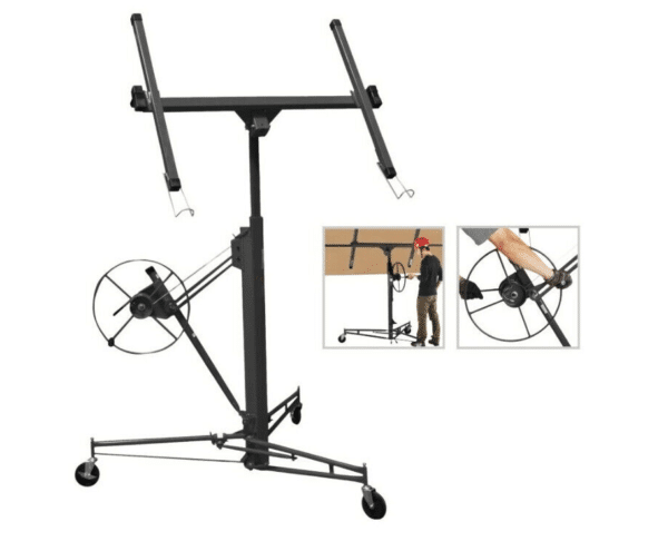 SOLLEVATORE PANNELLI CARTONGESSO ALZA LASTRE PORTATA 68 KG CONTROSOFFITTI 695aw